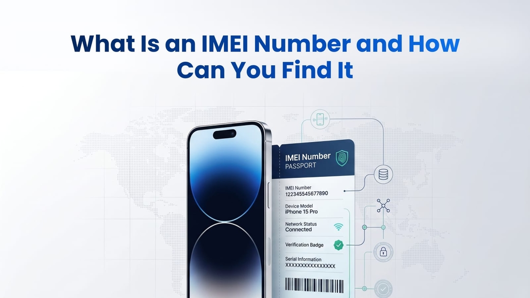 A user inspecting a smartphone to find the IMEI code before purchasing the device on the secondary market