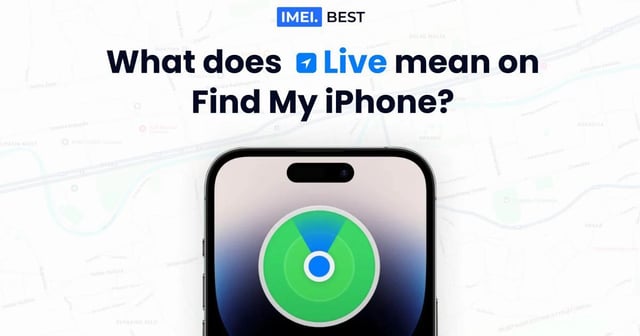 What does Live Location mean on Find My iPhone