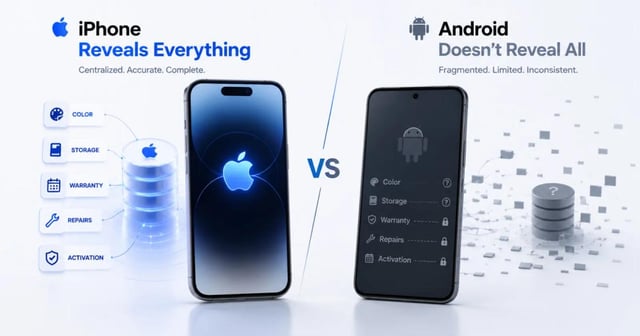 Why iPhone IMEI Checks Reveal Everything (and Android Checks Don't)