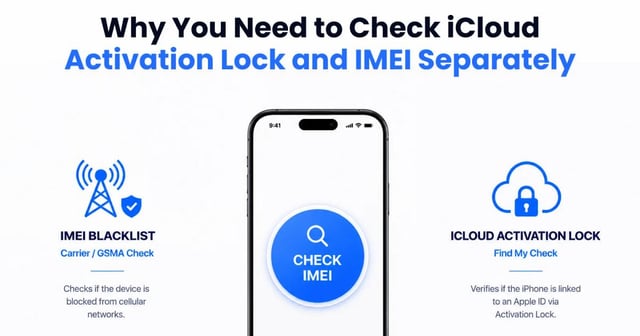 Why You Need to Check iCloud Activation Lock and IMEI Separately