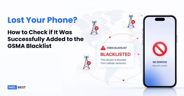 Lost Your Phone? How to Check if It Was Successfully Added to the GSMA Blacklist